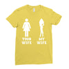 my wife your wife Ladies Fitted T-Shirt