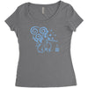 the air power Women's Triblend Scoop T-shirt