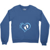 Custom baby boy name maternity design Crewneck Sweatshirt