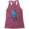 dog biker Racerback Tank