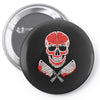 skull meat Pin-back button