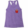 christmas cookie pocket Racerback Tank