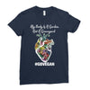 my body is a garden, not a graveyard black Ladies Fitted T-Shirt