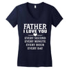 I Love You Father Women's V-Neck T-Shirt
