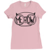 meow cat Ladies Fitted T-Shirt