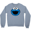 Cookie Monster Face Crewneck Sweatshirt