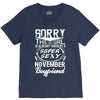 This Girl Is Taken By A Super Sexy November Boyfriend V-Neck Tee
