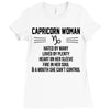 Capricorn Woman Ladies Fitted T-Shirt