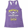 legends are born in 1979 Racerback Tank
