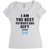 I Am The Best Father's Day Gift Ever Boy Women's Triblend Scoop T-shirt