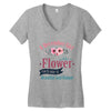 A December Girl Like A Flowers Women's V-Neck T-Shirt