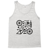 bike parts full suspension airfix model parts mens printed cotton Tank Top