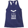 i vant to suck your boob Racerback Tank