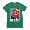 zombie poster, ideal birthday gift or present Ladies Fitted T-Shirt