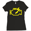 check engine light Ladies Fitted T-Shirt