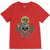 summer skull V-Neck Tee