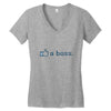 like a boss Women's V-Neck T-Shirt