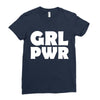 girl power Ladies Fitted T-Shirt