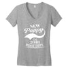 New Poppy 2018 Rokie Dept. Women's V-Neck T-Shirt