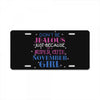 don't be jealous just because i'm a super cute november girl License Plate