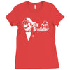 mario nintendo, super, retro, nerd, der pate, godfather, fun Ladies Fitted T-Shirt