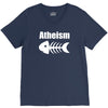 atheism fish skeleton V-Neck Tee