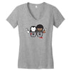 pulp fiction cartoon ideal birthday present or gift Women's V-Neck T-Shirt