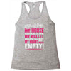 without dogs my heart would be empty Racerback Tank