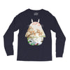 Totoro With Japanese Landscape Long Sleeve Shirts