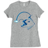 out baby fished Ladies Fitted T-Shirt