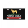 colifornia republic parody pugfornia republic License Plate