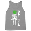ciderhead cider drinking skeleton and apple Tank Top