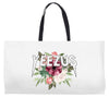 Yeezus with Flowers Weekender Totes