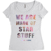 We Are Made of Star Stuff Women's Triblend Scoop T-shirt