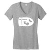 bullet bill sticker vinyl decal   super mario bros nintendo car window Women's V-Neck T-Shirt