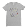 guns and swords and tacos Ladies Fitted T-Shirt