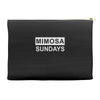 mimosa sundays brunch mens Accessory Pouches