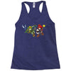 mario vs link Racerback Tank