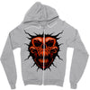 evil face Zipper Hoodie