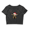 noel deer Crop Top