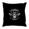 skull men Throw Pillow