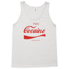 enjoy cocaine funny gray Tank Top