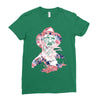 freddy krueger floral Ladies Fitted T-Shirt