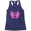 i wear pink for my mom Racerback Tank