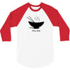 Pho Sho gif riceback 3/4 Sleeve Shirt