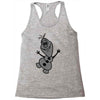 olaf frozen disney cartoon Racerback Tank