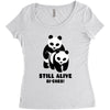 Still Alive Bitches Women's Triblend Scoop T-shirt