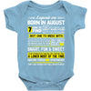 Legends Are Born In August Baby Onesie