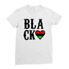 black love Ladies Fitted T-Shirt
