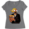 burns vs trump Women's Triblend Scoop T-shirt